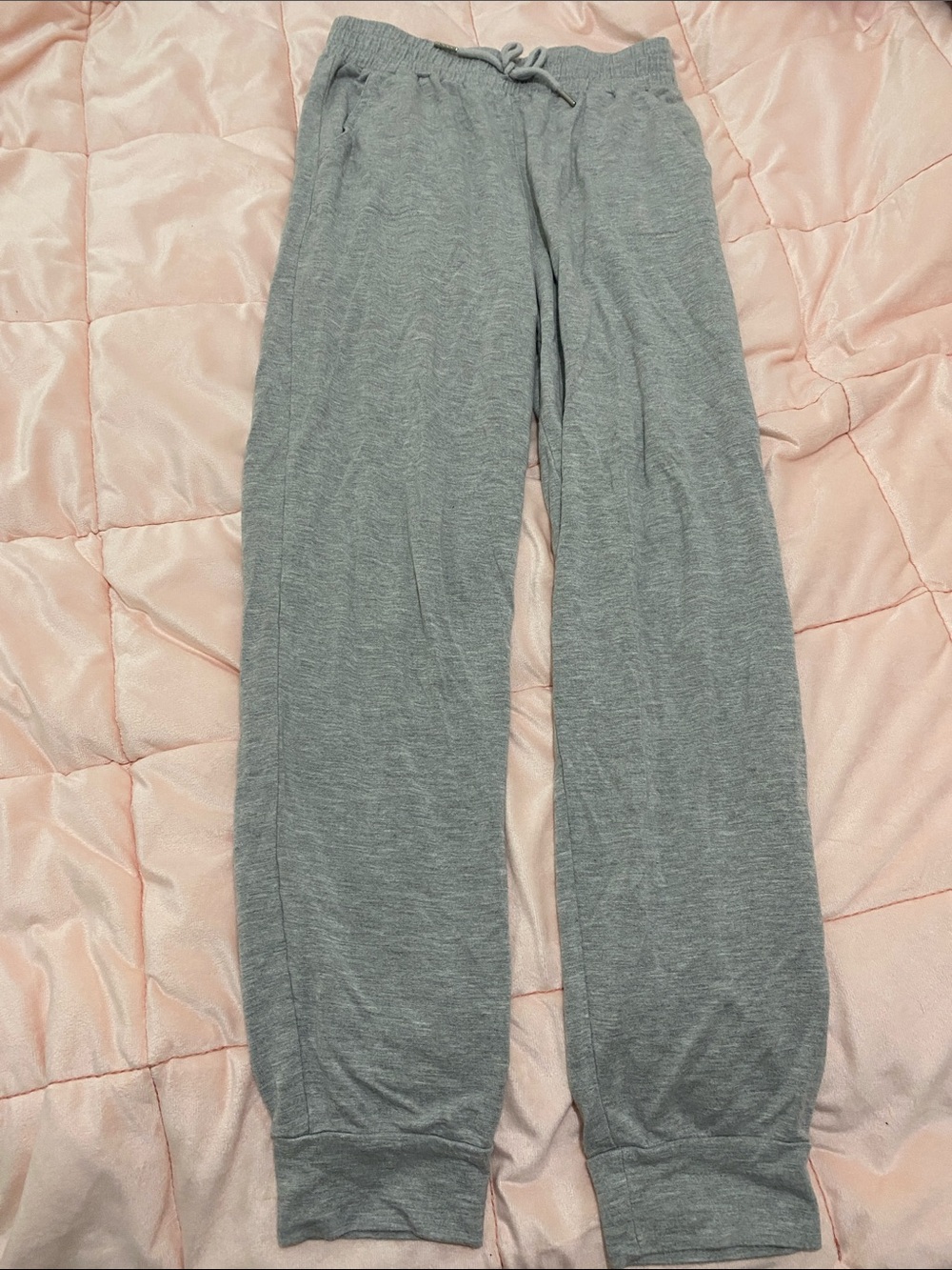 Kids Gray Drawstring Lounge Sweatpants